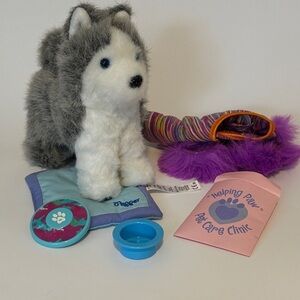 Retired American Girl husky "Pepper"